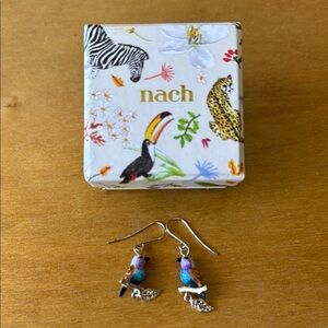 Nach Bijoux bird earrings